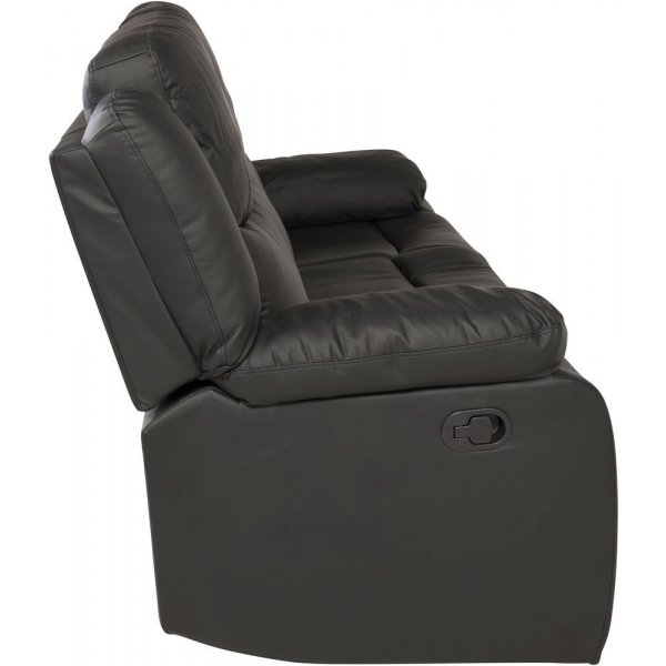 reclinersofa Rochelle - Svart PU