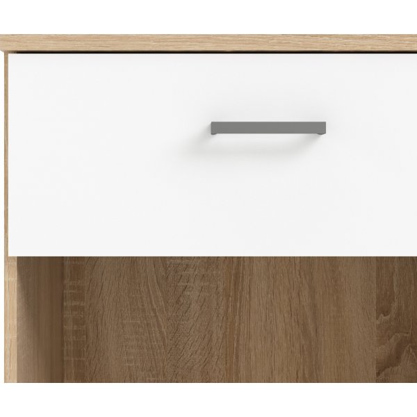 Space nattbord - Eik/hvit Space nattbord - Eik/hvit
