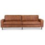 Sand 3,5-seter sofa 260 cm - Cognac kolr