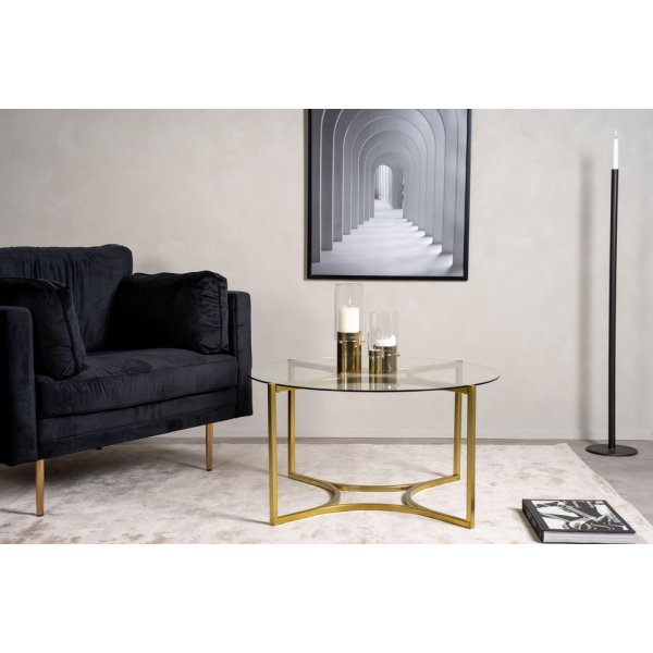 Algustorp salongbord - Glass/messing Algustorp salongbord - Glass/messing