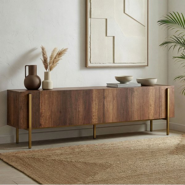 TV-stativ Nemming 180 cm - Barokk valn�tt/gull