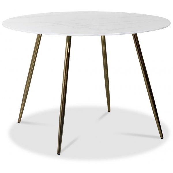 Art spisegruppe: rundt bord marmor/Messing + 4 stk Art stoler grå fløyel / Messing + 3.00 x Møbelføtter Art spisegruppe: rundt bord marmor/Messing + 4 stk Art stoler grå fløyel / Messing + 3.00 x Møbelføtter