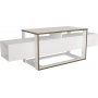 Bianco TV-stativ - Hvit/gull