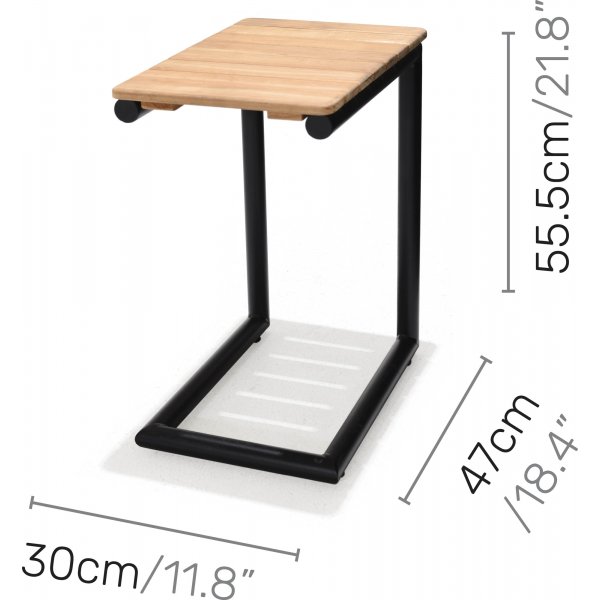 Portals salonggruppe 3 - Sort/teak Portals salonggruppe 3 - Sort/teak