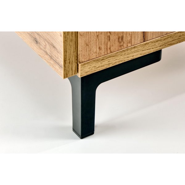 Chantelle nattbord - Eik/sort Chantelle nattbord - Eik/sort