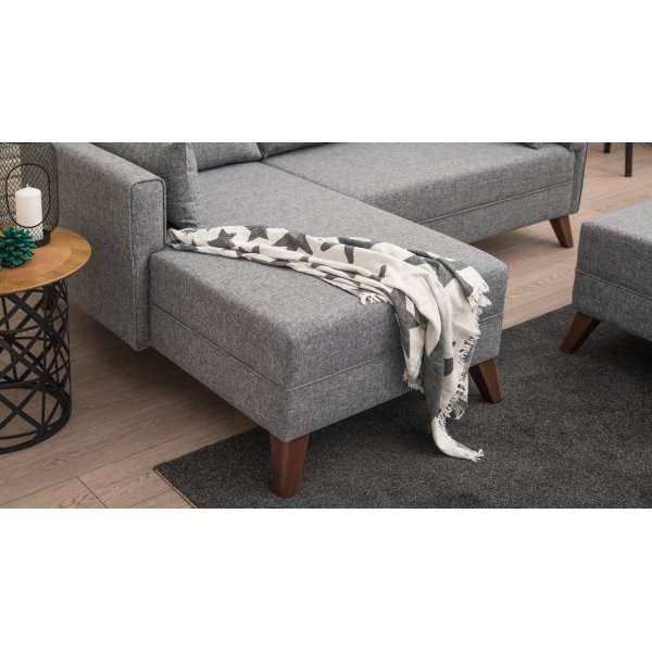 Bella divansovesofa - grå Bella divansovesofa - grå