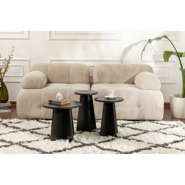 Lume salongbordsett - Svart Lume salongbordsett - Svart