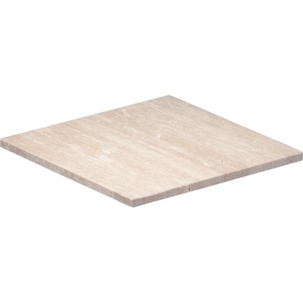 Bordplate travertin 90 x 90 cm