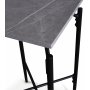 Wayne sidebord, kryss - Lysegr marmor (Foliering)