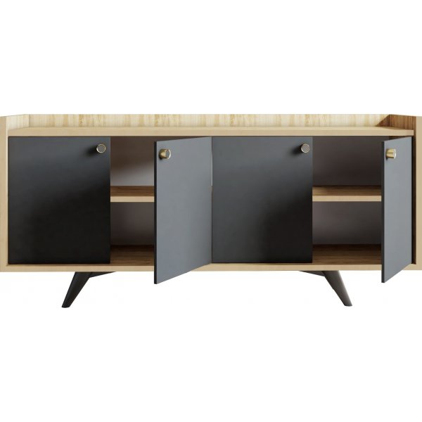 Pilar skjenk - Antrasitt/eik Pilar skjenk - Antrasitt/eik