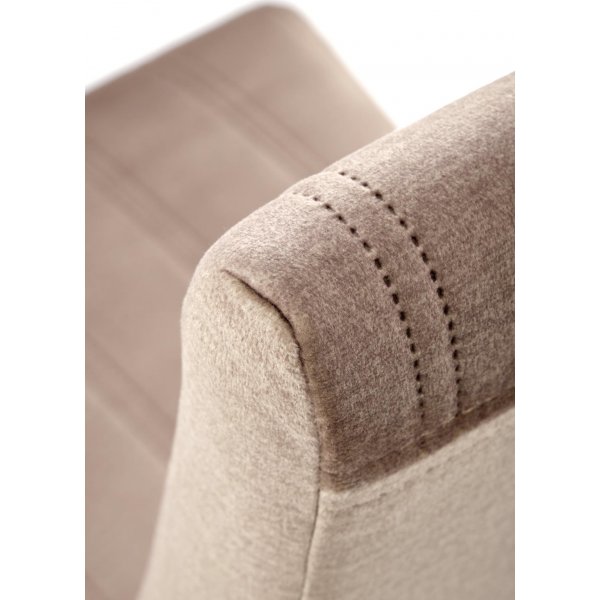 Heather spisestuestol - Beige fløyel/bøk Heather spisestuestol - Beige fløyel/bøk