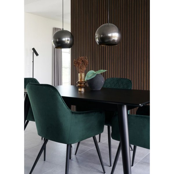 København Spisebord - Svart - 150/230x95 København Spisebord - Svart - 150/230x95
