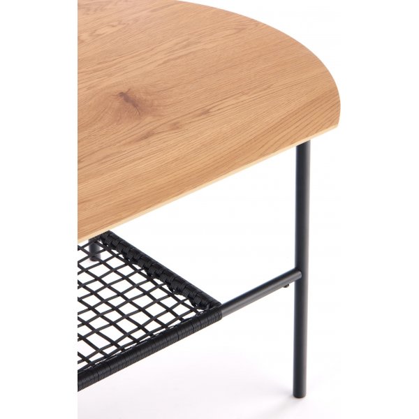 Bak salongbord 105 x 55 cm - Eik/sort Bak salongbord 105 x 55 cm - Eik/sort