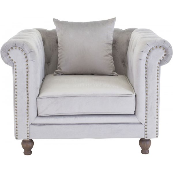 Chesterfield lenestol Churchill - Lysegr Flyel