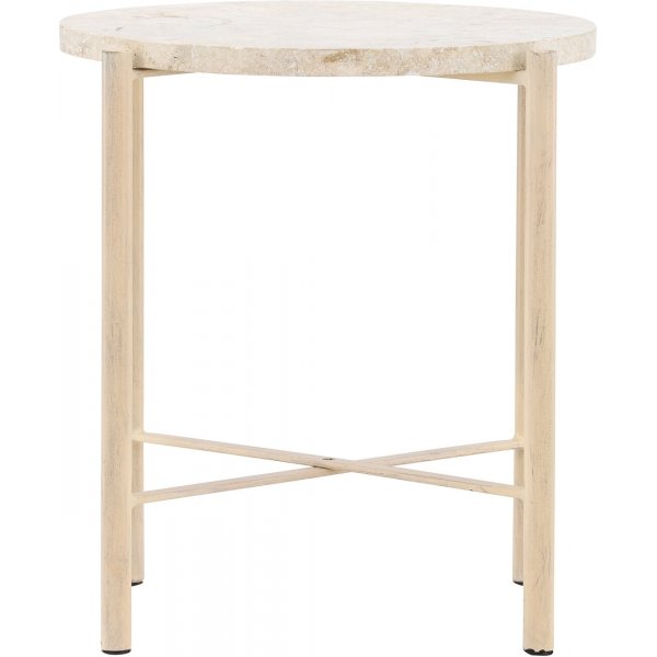 Sandhamn salongbord Ø40 cm - Beige Sandhamn salongbord Ø40 cm - Beige