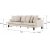 Remy Lounge 4-seters beige sofa 261 cm bred