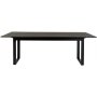 Manhattan spisebord 220 cm - Svartbeiset ask
