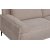 Amsterdam beige 3-seters sofa med hy rygg