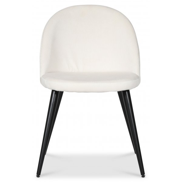 Alice stol - Beige kordfløyel + Møbelføtter Alice stol - Beige kordfløyel + Møbelføtter