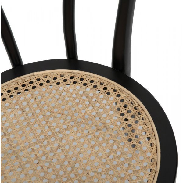 Danderyd stol Nr. 18 - Svart / rotting sete