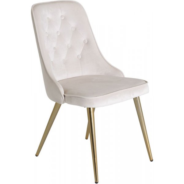 Spisestol Zeus - Matt Messing / Beige Flyel