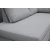 Solna XL U-sofa med oppbevaring 367 cm - Lys gr + Flekkfjerner for mbler