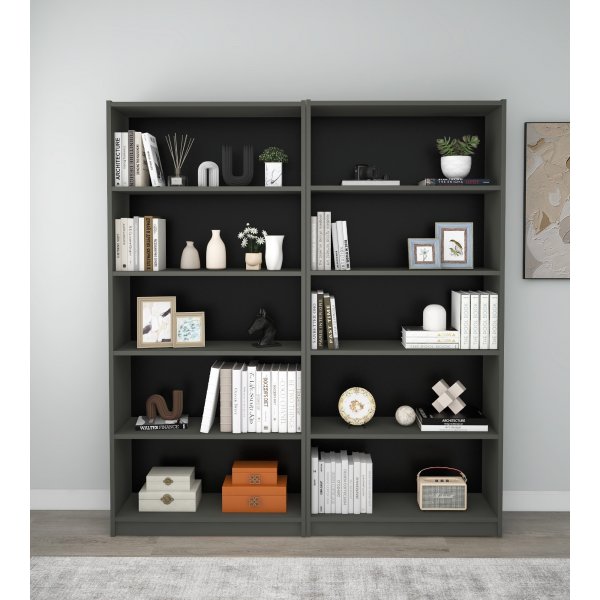 Bigs bokhylle - Mørkegrå Bigs bokhylle - Mørkegrå