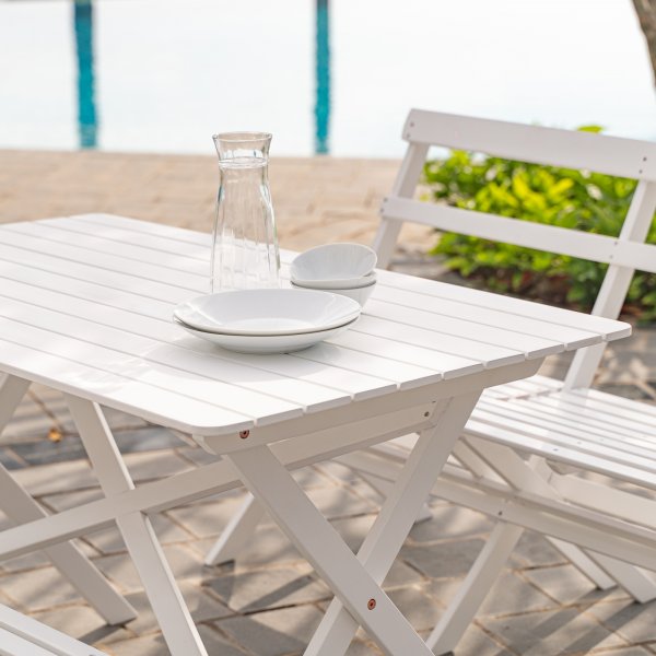 Spisegruppe Knohult - Klassisk hvit