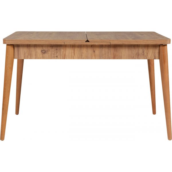 Vina 1053 spisegruppe med sofa - Furu/antrasitt + 6.00 x Stolpute Vina 1053 spisegruppe med sofa - Furu/antrasitt + 6.00 x Stolpute