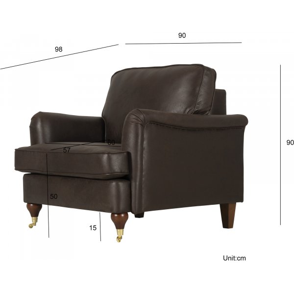 Howard Watford Deluxe Lenestol - Old vintage + Flekkfjerner for møbler Howard Watford Deluxe Lenestol - Old vintage + Flekkfjerner for møbler