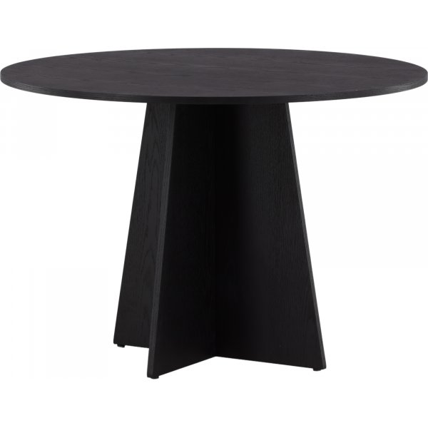 Bootcut spisebord 110 cm - Sort