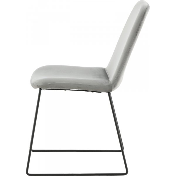 Minnie spisestol - Grå fløyel Minnie spisestol - Grå fløyel