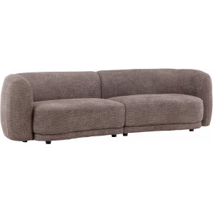 Cielo 3-seters sofa - Brun boucle