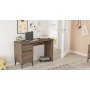 Aristo skrivebord 120x44,5 cm - Brun/antrasitt