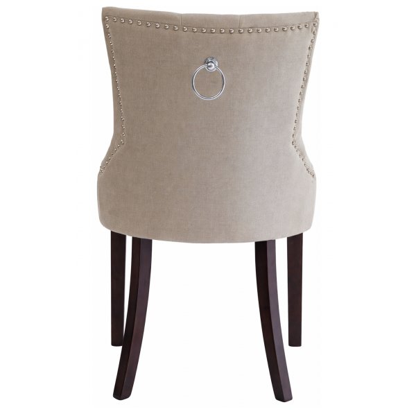 Tuva New Port stol med håndtak - Beige lin + Møbelføtter Tuva New Port stol med håndtak - Beige lin + Møbelføtter