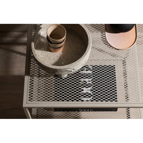 Netz sidebord 55 x 55 cm - Beige