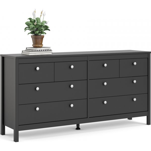 Madrid bred kommode - Sort