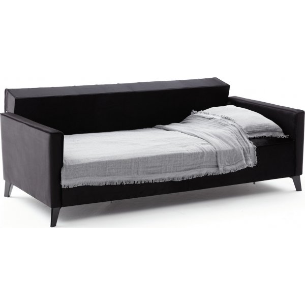 3-seters sovesofa - Svart