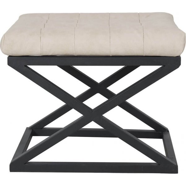 Capraz puff - Svart/krem Capraz puff - Svart/krem