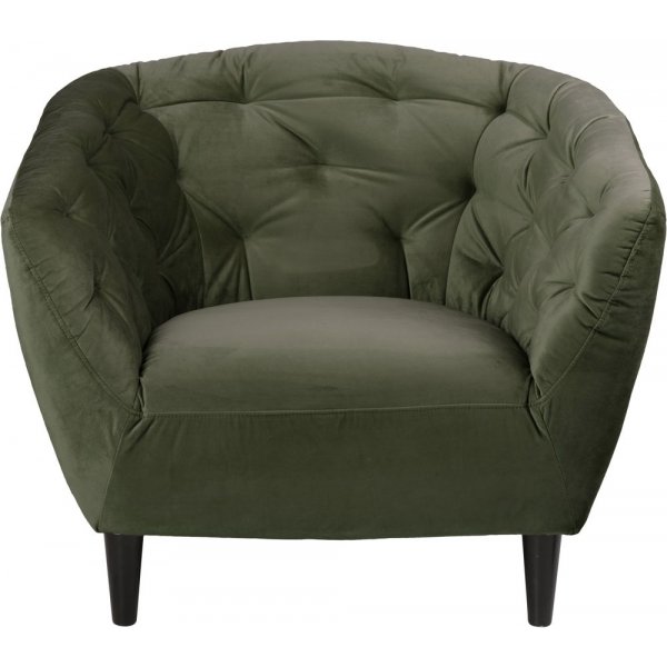 Felicia lenestol - Skogsgrønn (Fløyel) Felicia lenestol - Skogsgrønn (Fløyel)