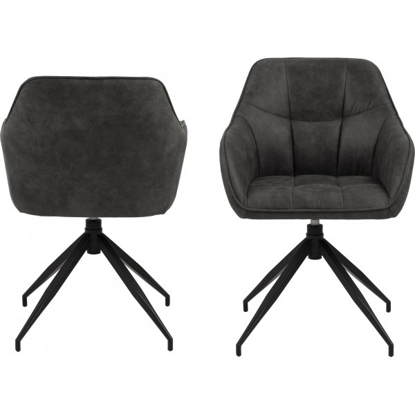 Brenda lenestol - Antrasitt