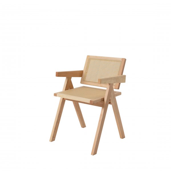 Anna lenestol - Natur med rotting i sete og rygg Anna lenestol - Natur med rotting i sete og rygg