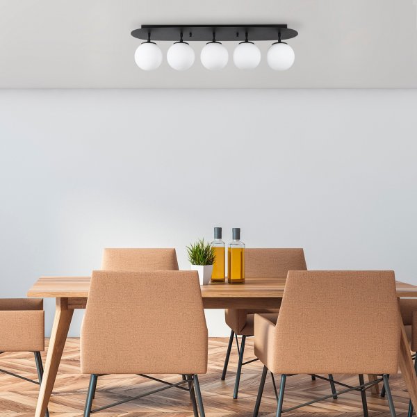 Brønntaklampe 11740 - Sort/hvit Brønntaklampe 11740 - Sort/hvit