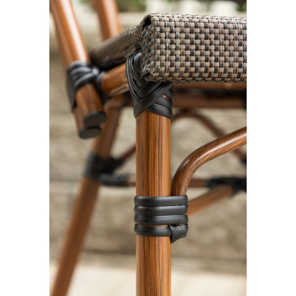 Guarda kaf�stol - Svart/Brun