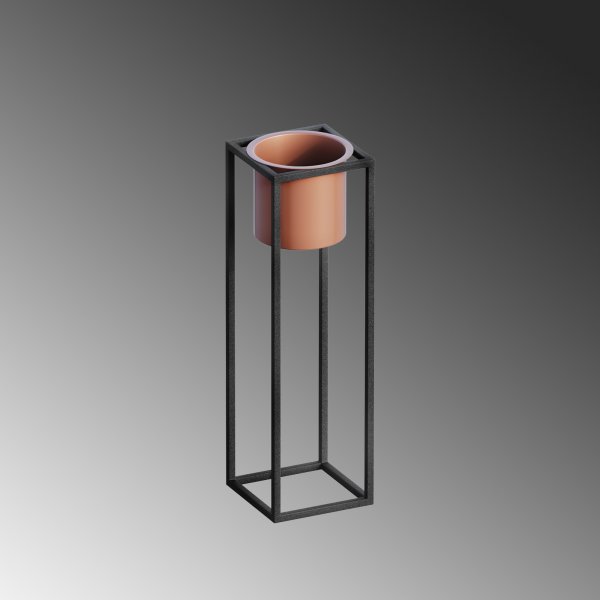 Platon 23 potte - Sort/kobber Platon 23 potte - Sort/kobber