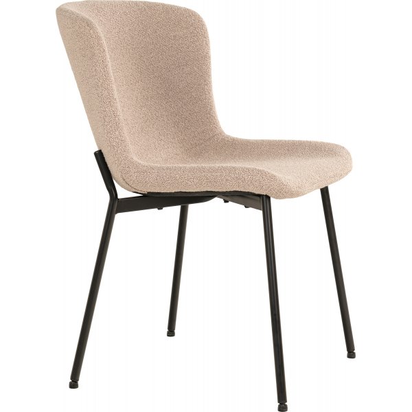 Maceda spisestuestol Beige boucle
