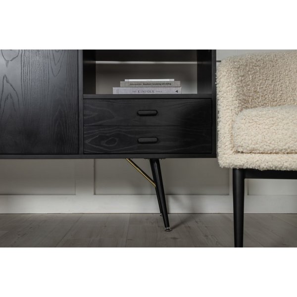 Ansmark sideboard - Svart/messing Ansmark sideboard - Svart/messing