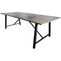 Spisebord Bohuslän 250 cm - Svart / Mørk Teak Spisebord Bohuslän 250 cm - Svart / Mørk Teak