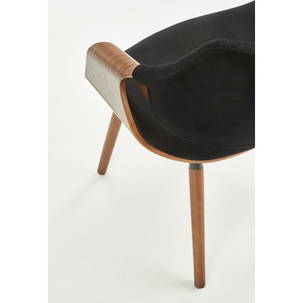 Cadeira lenestol 396 - Sort/valnøtt Cadeira lenestol 396 - Sort/valnøtt