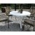 Scottsdale spisebord rundt 112 cm - Hvit + Flekkfjerner for mbler